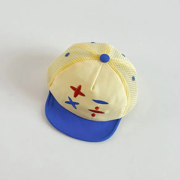 Unisex Color-blocking Cartoon Embroidered Accessories Hats