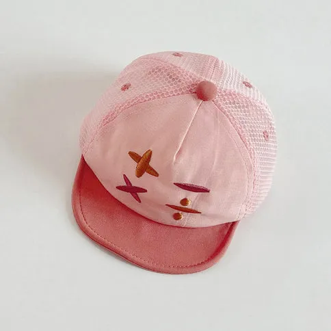 Unisex Color-blocking Cartoon Embroidered Accessories Hats