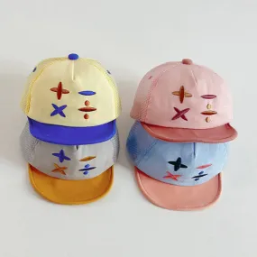 Unisex Color-blocking Cartoon Embroidered Accessories Hats