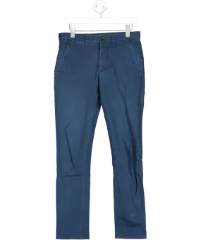 ZARA Blue Slim Fit Trousers UK 10