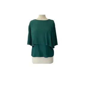 ZARA Bottle-green Layered Top | Gently Used |